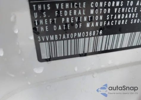 2023 Volkswagen Tiguan 2.0T Se из США, поврежденный, VIN 3VVMB7AX0PM036876